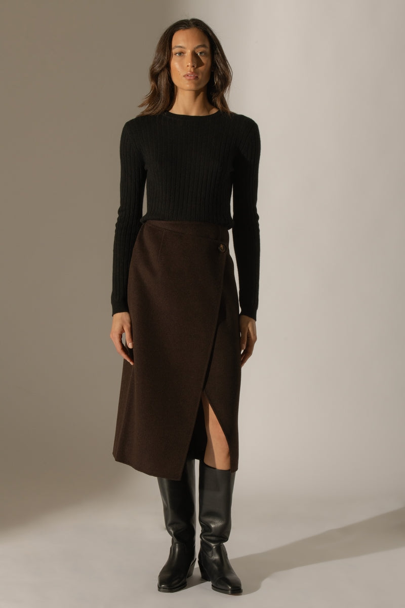 Round Neck Sweater - Kylie - Black