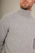 Pull Col Roulé 4 Fils - Marius - Nuage Chiné