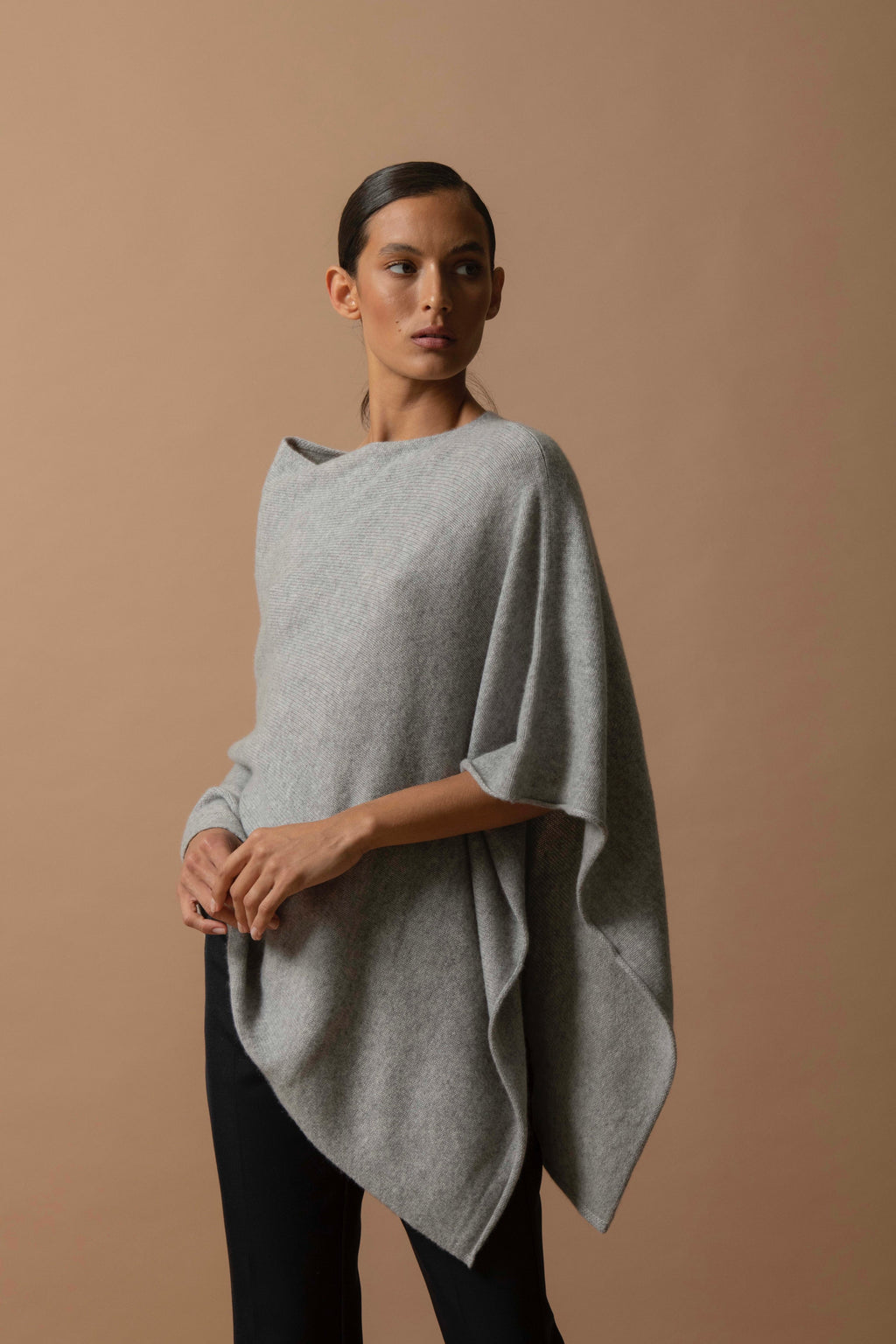 4 Thread Poncho - Georgia - Heather Cloud