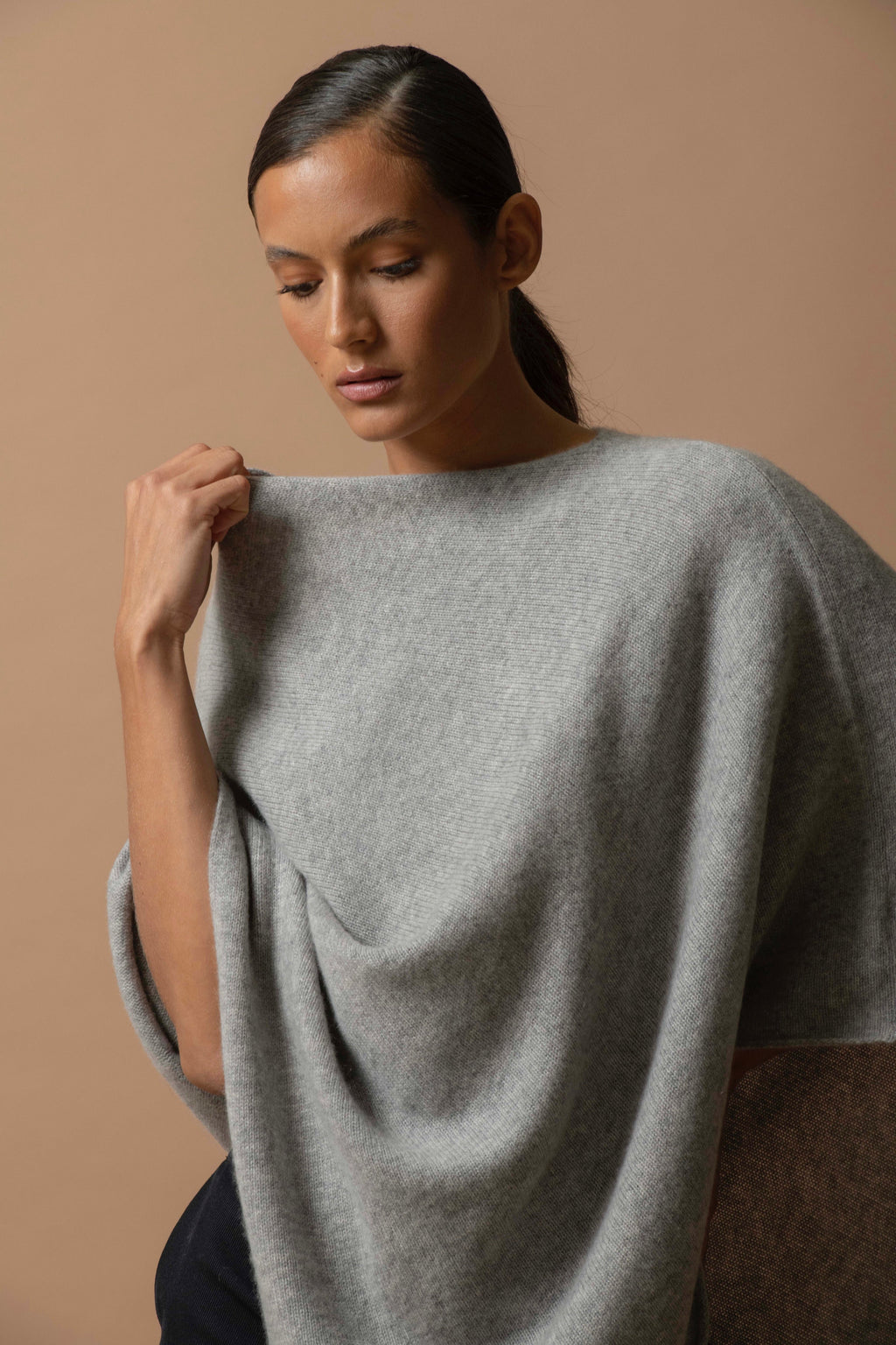 4 Thread Poncho - Georgia - Heather Cloud