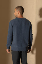 Pull Col Rond 4Fils Eden - Océan Chiné
