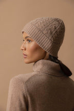 Pull Col Roulé 4 Fils - Willow - Camel Chiné