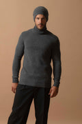 Jersey De Cuello Alto De 4 Capas - Marius - Antracita Jaspeada