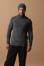 Jersey De Cuello Alto De 4 Capas - Marius - Antracita Jaspeada