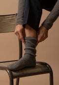 Chaussettes 4 Fils - Molilou - Taupe Chiné