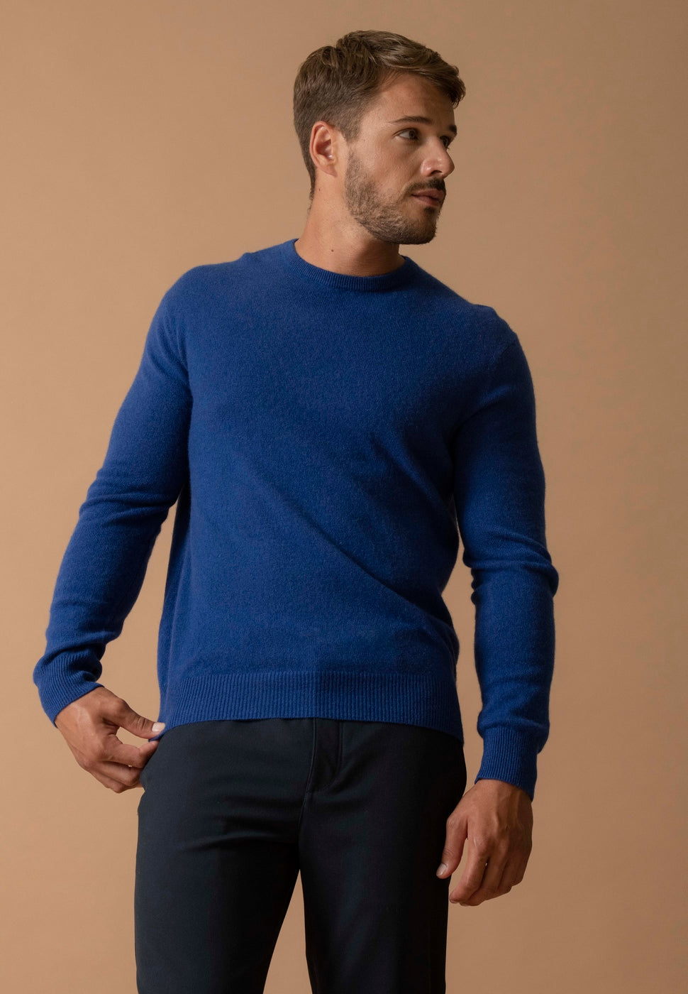 Crew Neck Sweater - Blake - Ultramarine