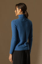 Turtleneck Sweater - Ashley - Electric Blue