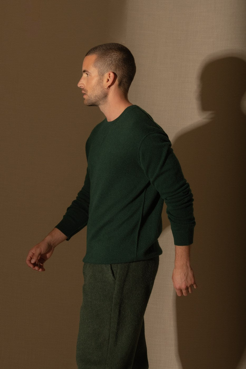 Soan Crew-Neck Jumper - Cypress