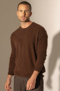 Pull Col Rond - Soan - Café