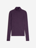 Pull Col Roulé Ashley - Violet Chiné