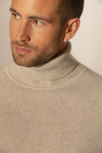 Pull Col Roulé Trevor - Gris Perle Chiné