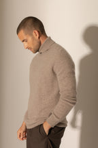 Pull Col Roulé Trevor - Caribou Chiné