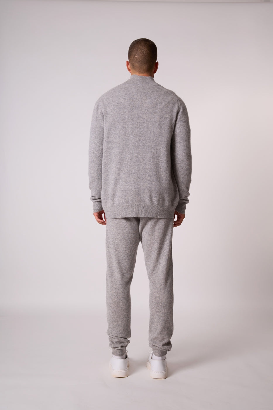 Gilet Zippé Col Montant - Cody - Nuage Chiné