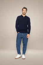 Polo Manches Longues - Spencer - Navy