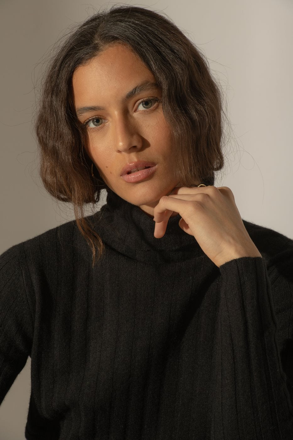 Pull Col Roulé - Craigton - Noir