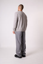 Cardigan Col V Errol - Nuage Chiné
