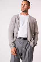 Cardigan Col V Errol - Nuage Chiné