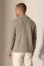 Chaqueta Cuello Chal Abotonada 4 Hilos - Gilmour - Cloud Heather