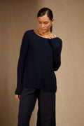 Pull Col Bateau - Bantaskin - Navy