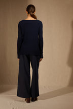 Pull Col Bateau - Bantaskin - Navy