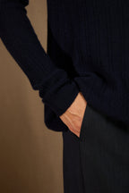 Pull Col Bateau - Bantaskin - Navy