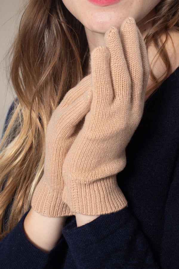 4-Thread Gloves - Hailey - Camel Marl