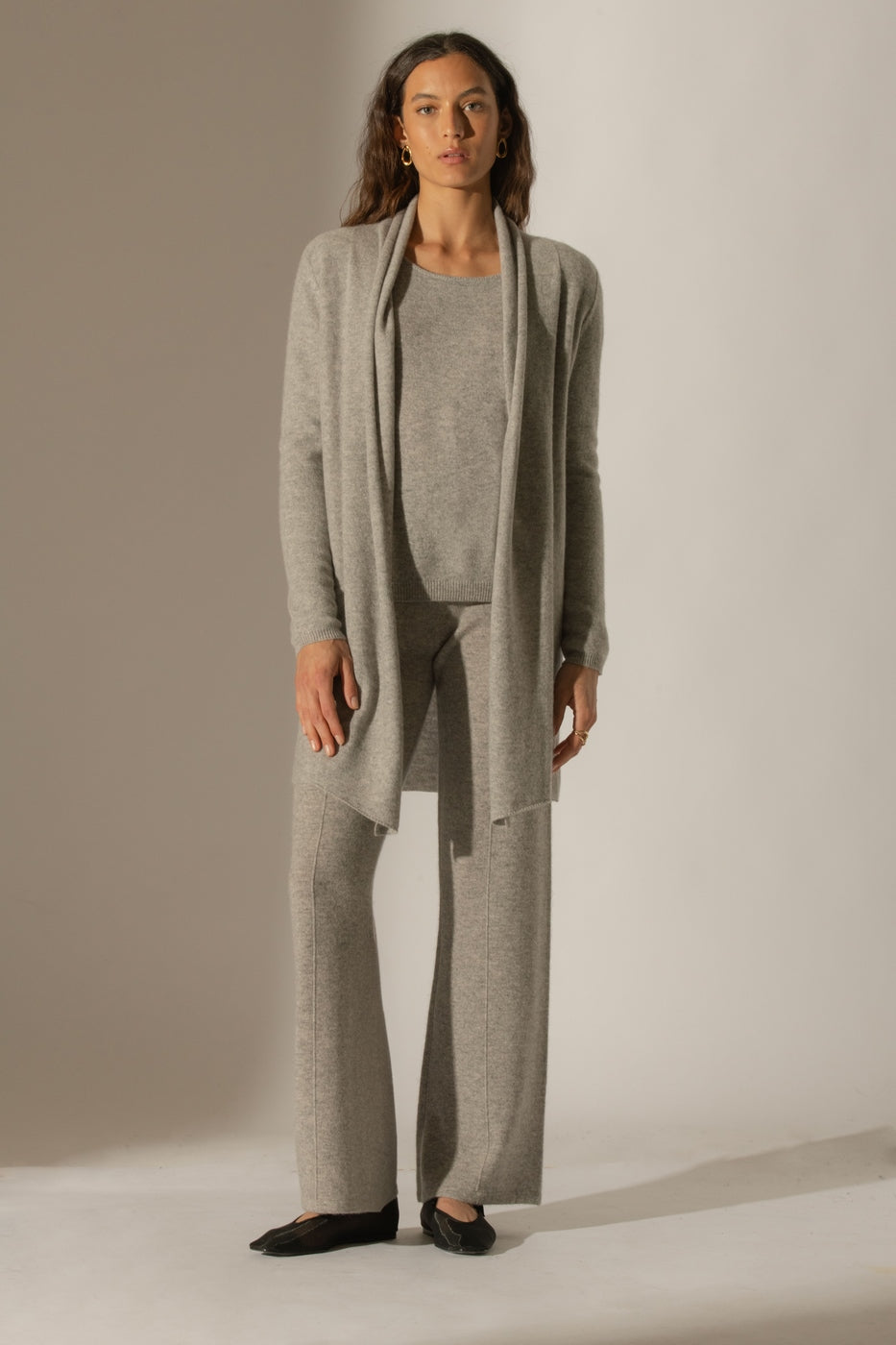Pantalones anchos - Eloa - Heather Cloud