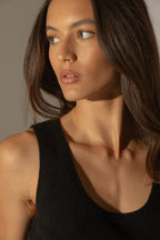 Vanesia Scoop-Neck Tank Top - Black