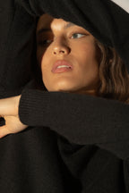 Pull Col Rond 4 Fils - Lila - Noir