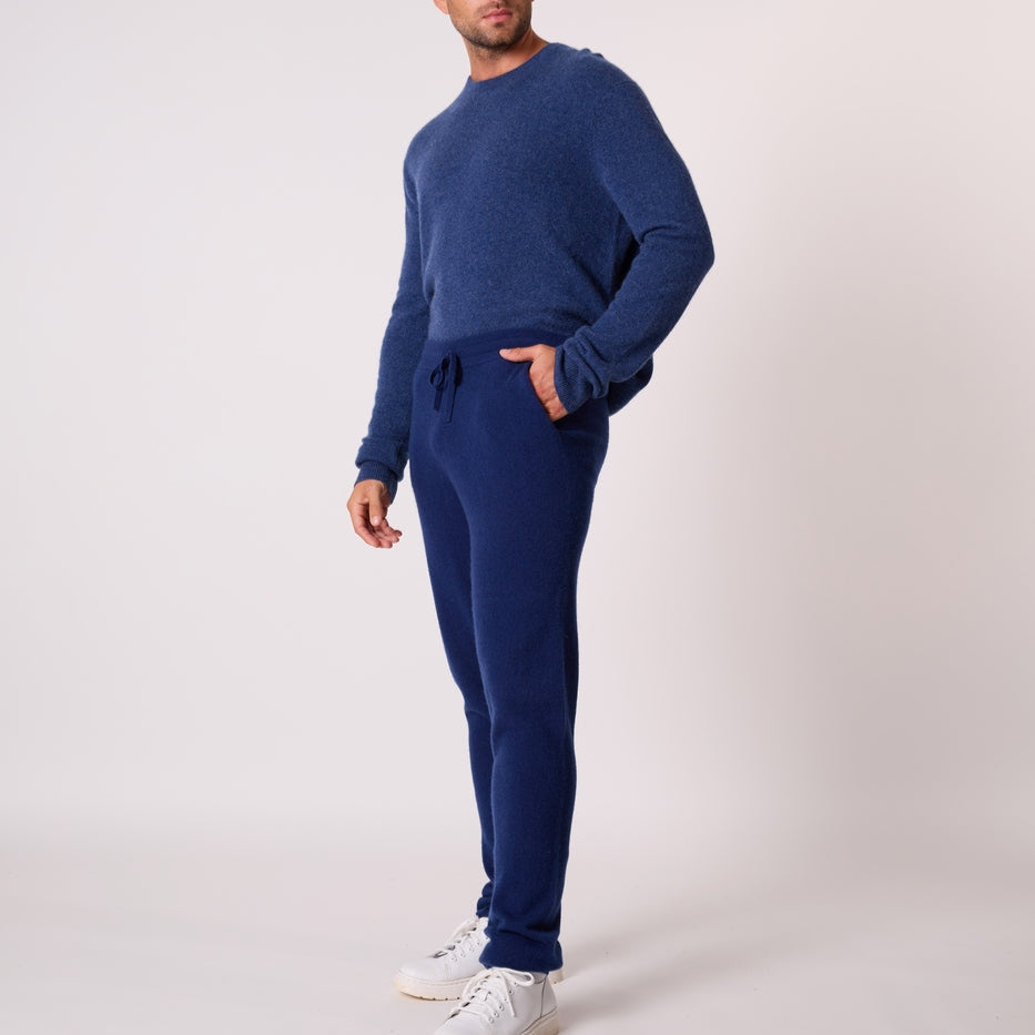 Jogging Stuart - 100% Cachemire 2 Fils - Minuit - Men