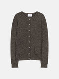 Cardigan - 100% Cachemire 2 Fils - Noir/Blanc - Femme
