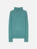 Pull Col Roulé - Tracy - Bleu Vert