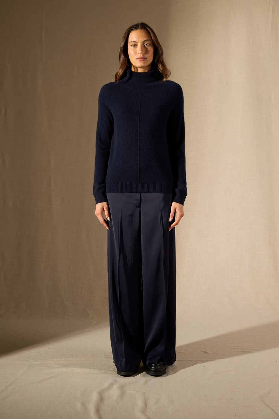 Pull Col Roulé - Carrick - Navy
