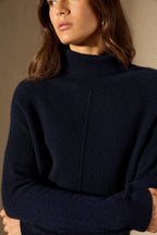 Pull Col Roulé - Carrick - Navy