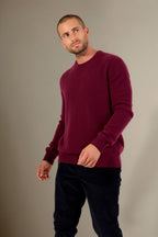 Pull Col Rond 4 Fils - Eden - Mûre