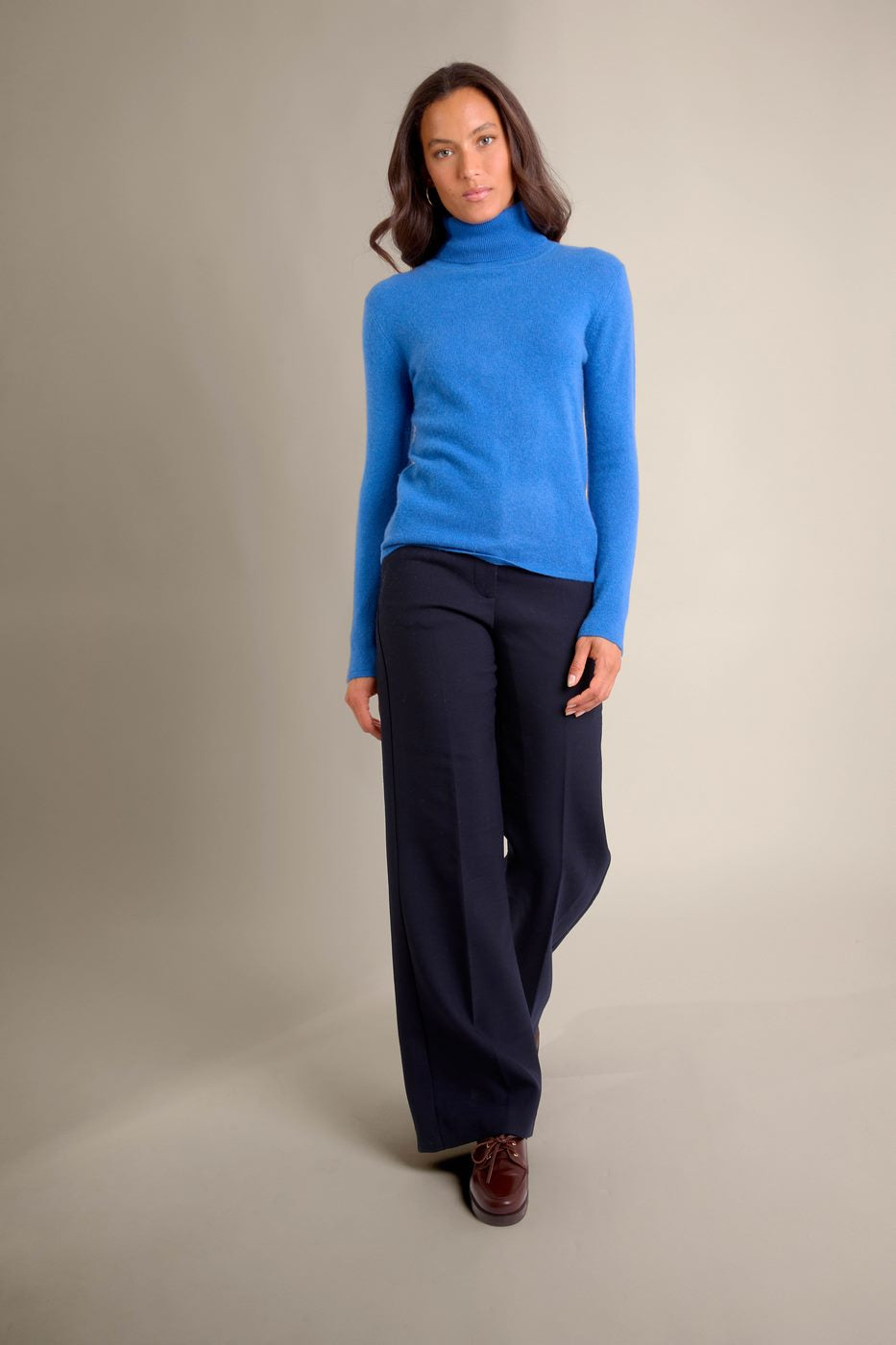 Pull Col Roulé Ashley - Ardoise