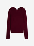 Pull Col Rond 4 Fils Marya - Bordeaux