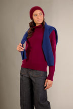 Pull Col Roulé Florivien - Bordeaux
