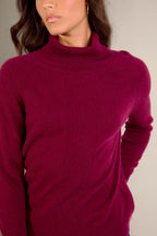 Pull Col Roulé Florivien - Bordeaux