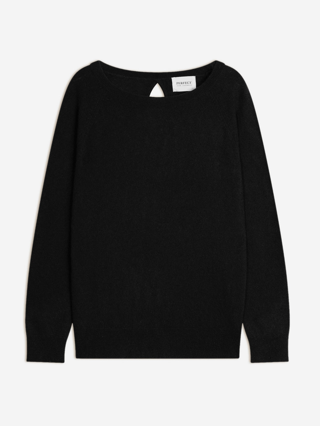 Pull Col Bateau Goutte Dos Leslie - Noir