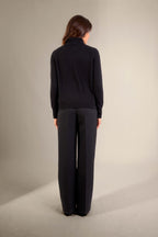 Pull Col Roulé Florivien - Noir