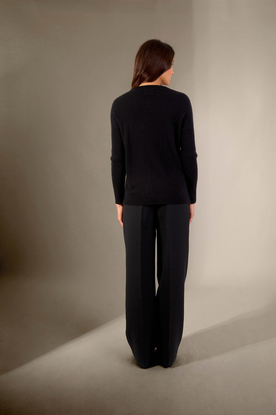 Pull Col Rond Amvira - Noir