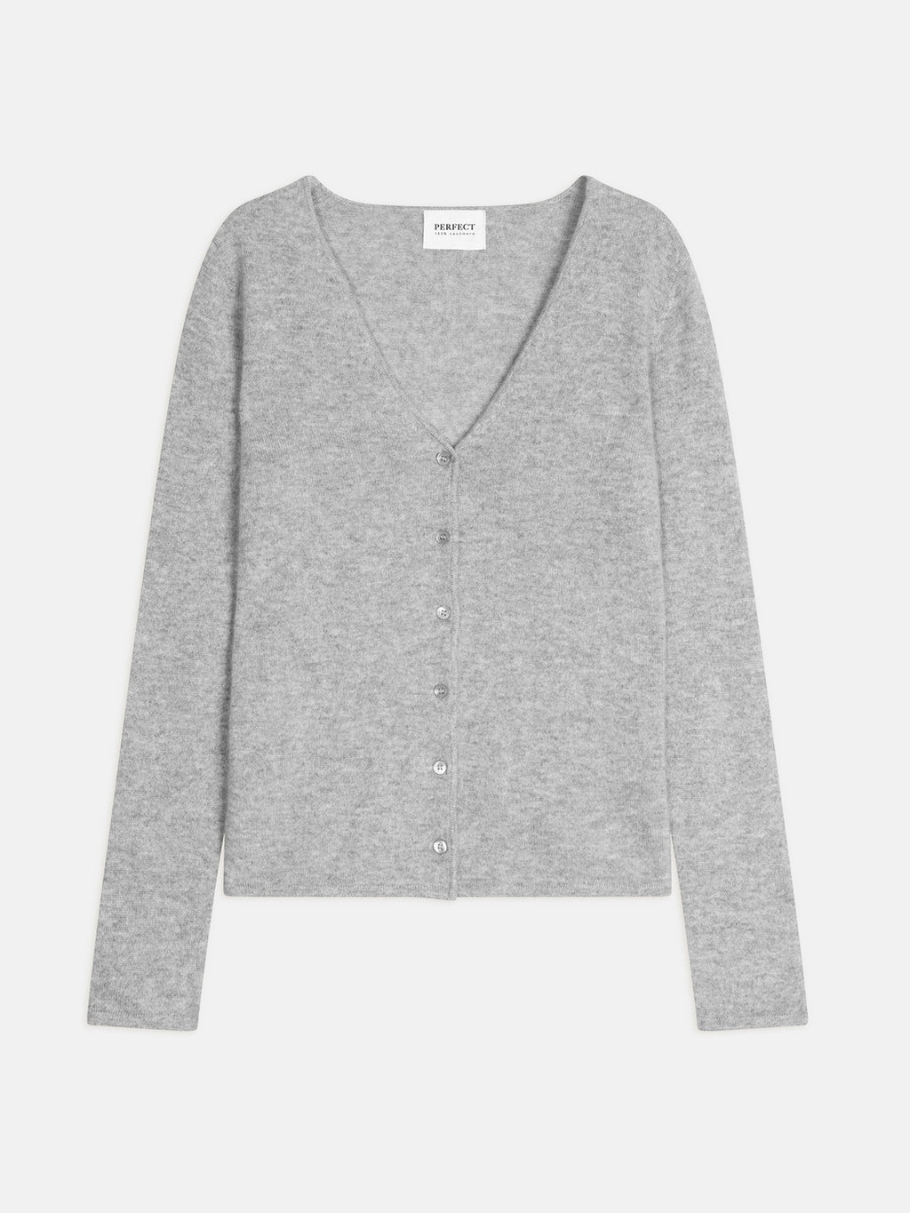Cardigan Col V Paige - Nuage Chiné