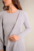Veste Longue Abigail - Nuage Chiné
