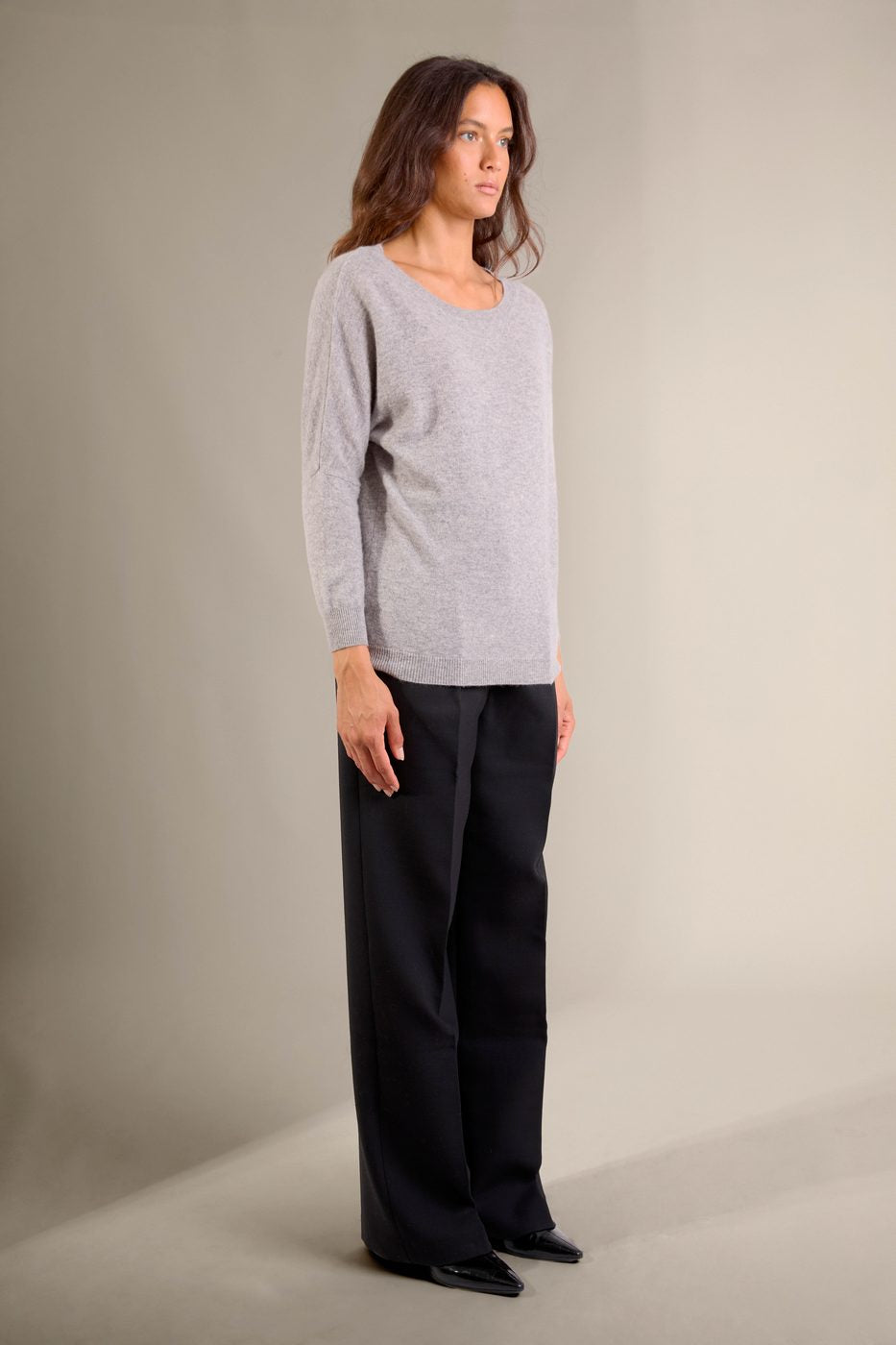 Pull Chauve Souris Molly - Nuage Chiné