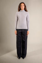 Pull Col Roulé Florivien - Nuage Chiné