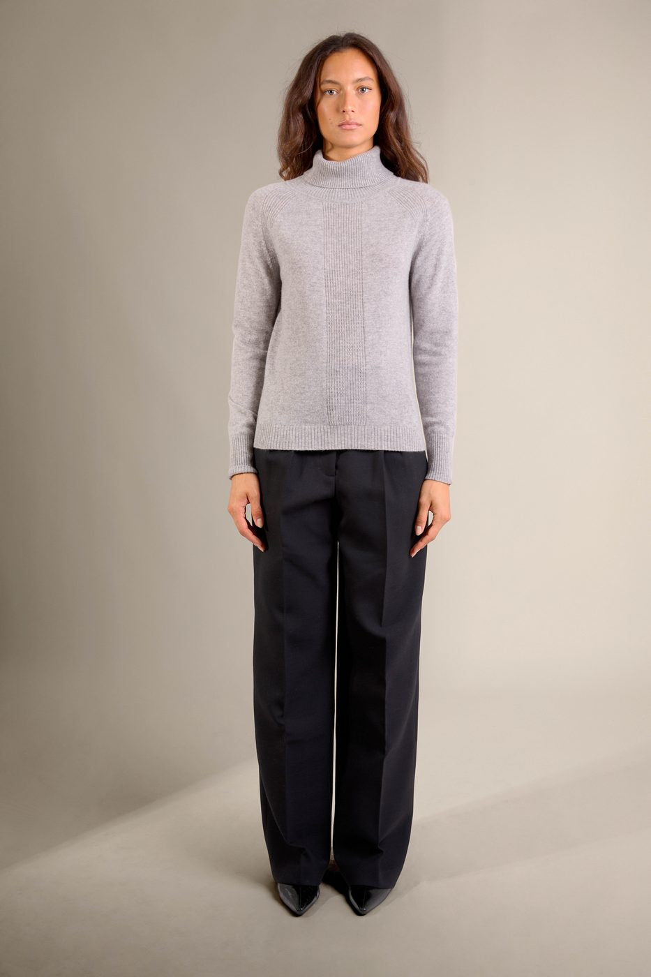 Pull Col Roulé Florivien - Nuage Chiné