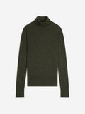 Pull Col Roulé Tracy - Vert Armée Chiné