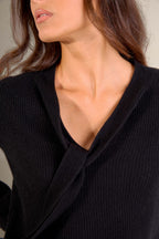 Pull Col Lavallière Ruba - Noir