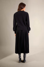 Pull Col Lavallière Ruba - Noir